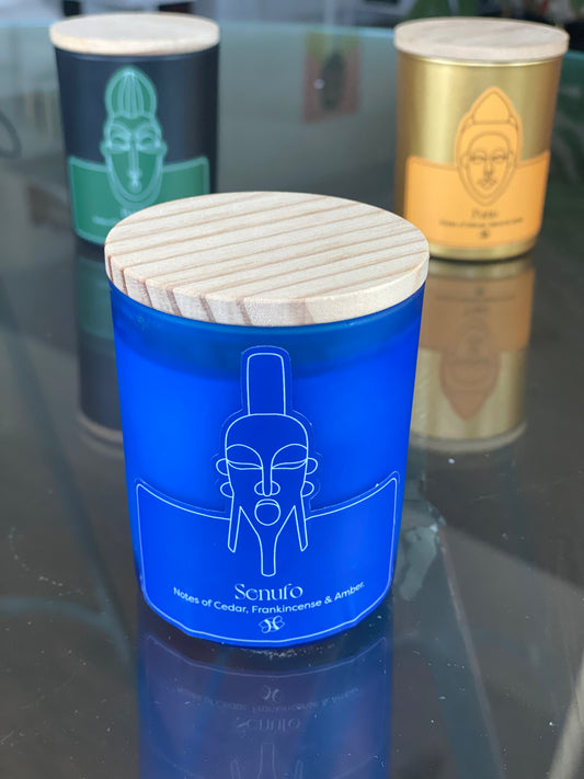 Senufo Kpeliye'e Container Candle